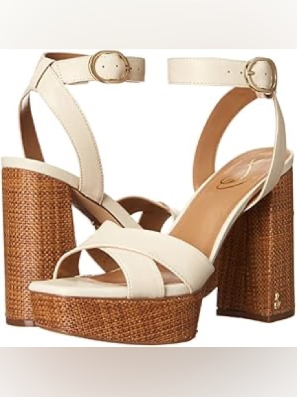 SAM EDELMAN - Women's Nolita Platform, Modern Ivory - Size 6.5